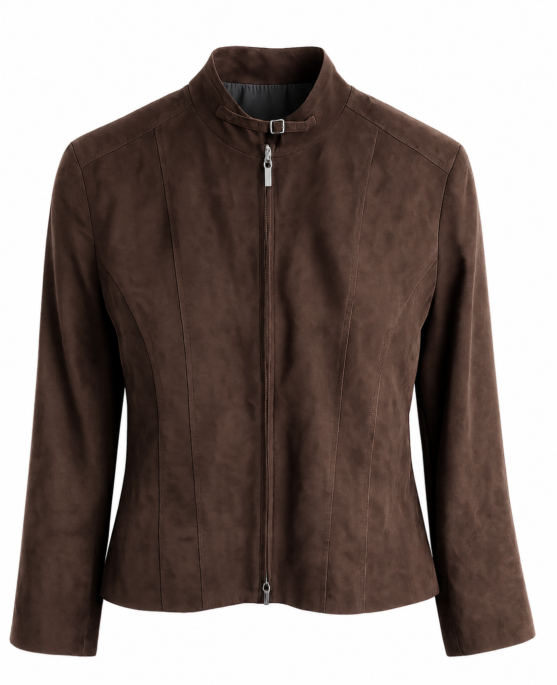 Faux Suede Buckle Jacket (18/20)