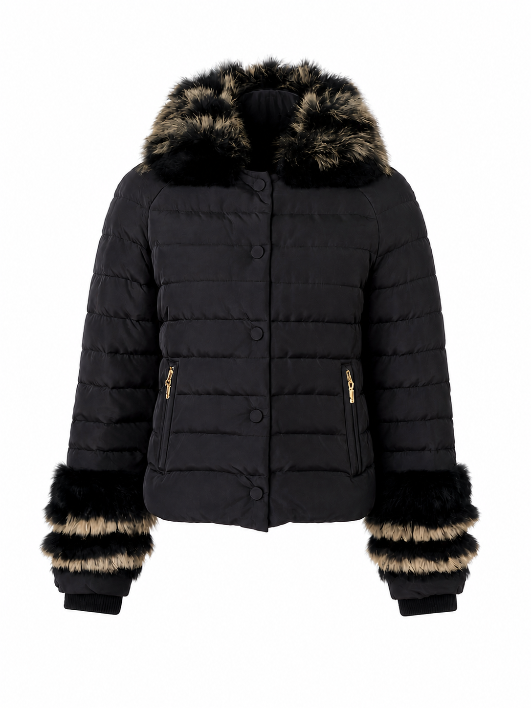 Galliano Puffer w Fox Fur Trim (S)