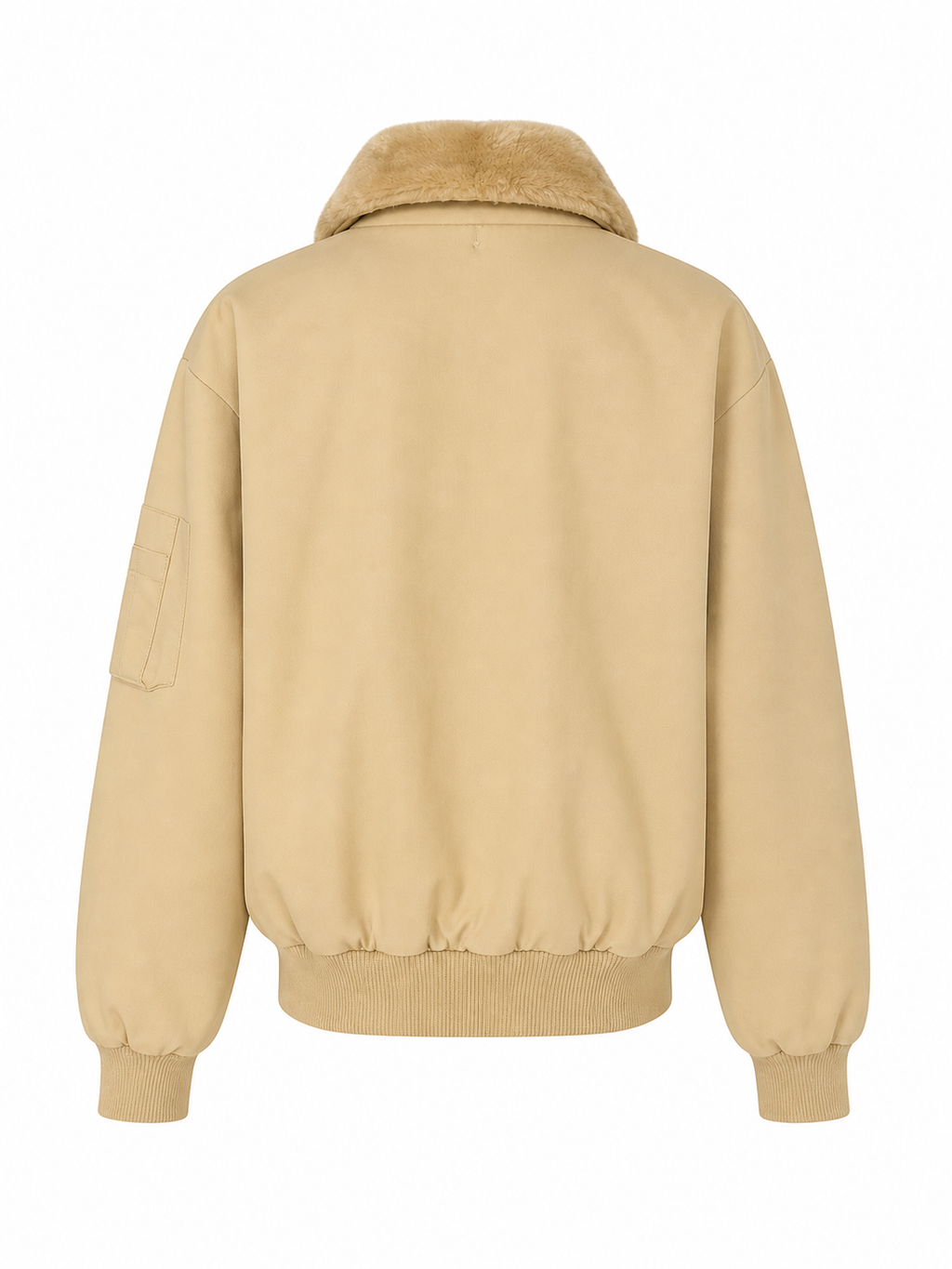 Deadstock Vintage Fleece-Lined Bomber Jacket (L)