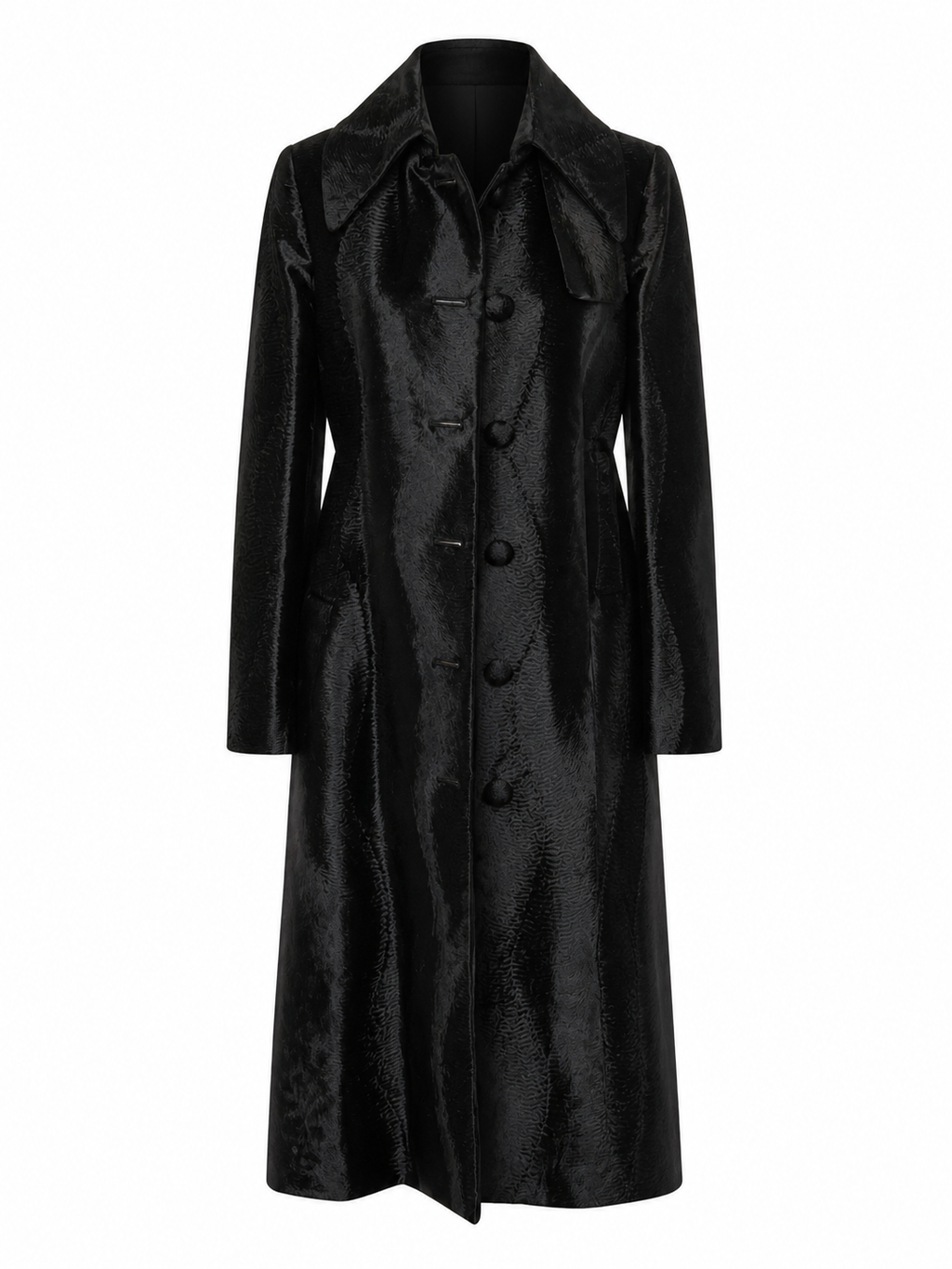 Viktor & Rolf Textured Velvet Long Coat (M)