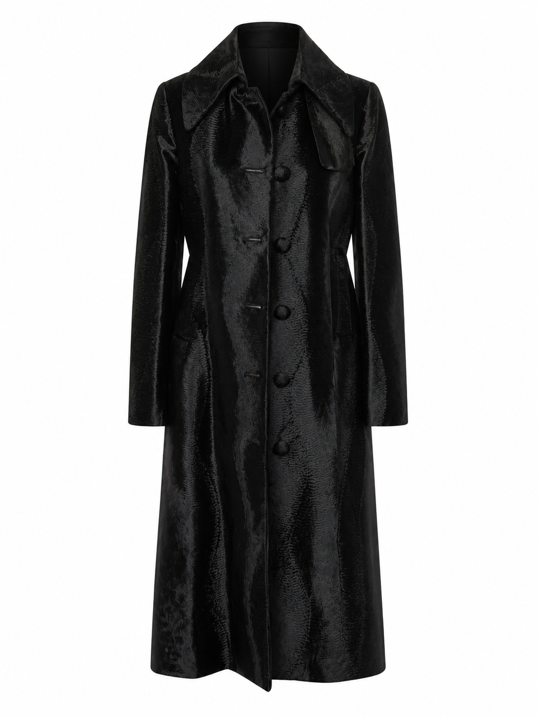 Viktor & Rolf Textured Velvet Long Coat (M)