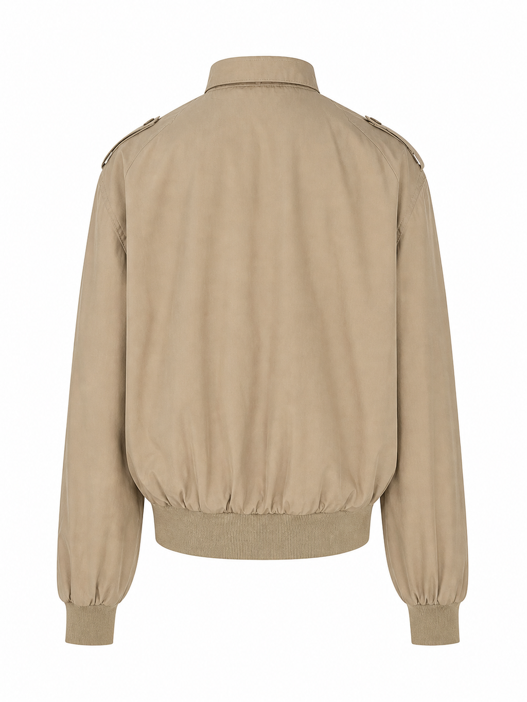 Vintage Beige Bomber Jacket (M)