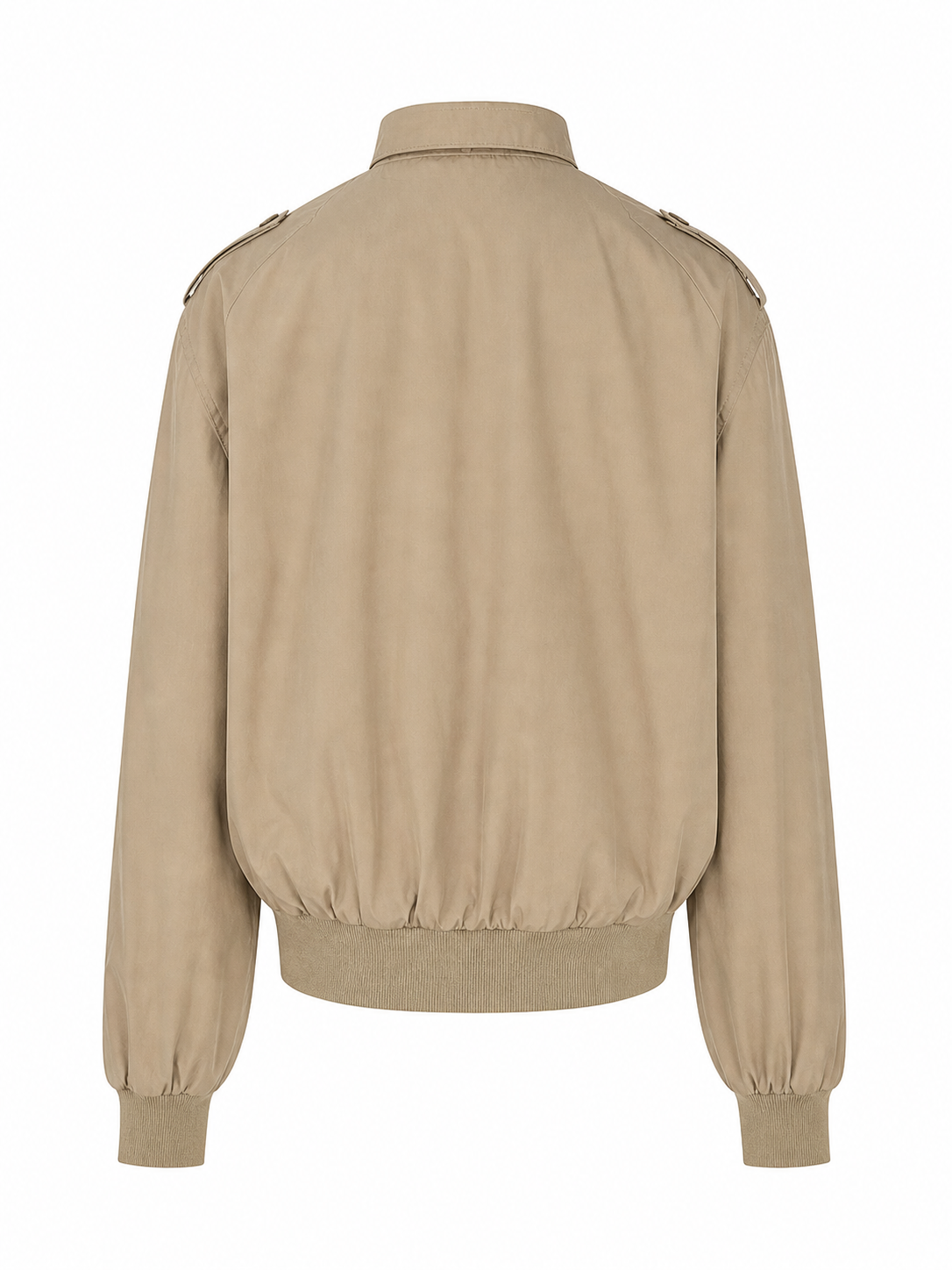 Vintage Beige Bomber Jacket (M)