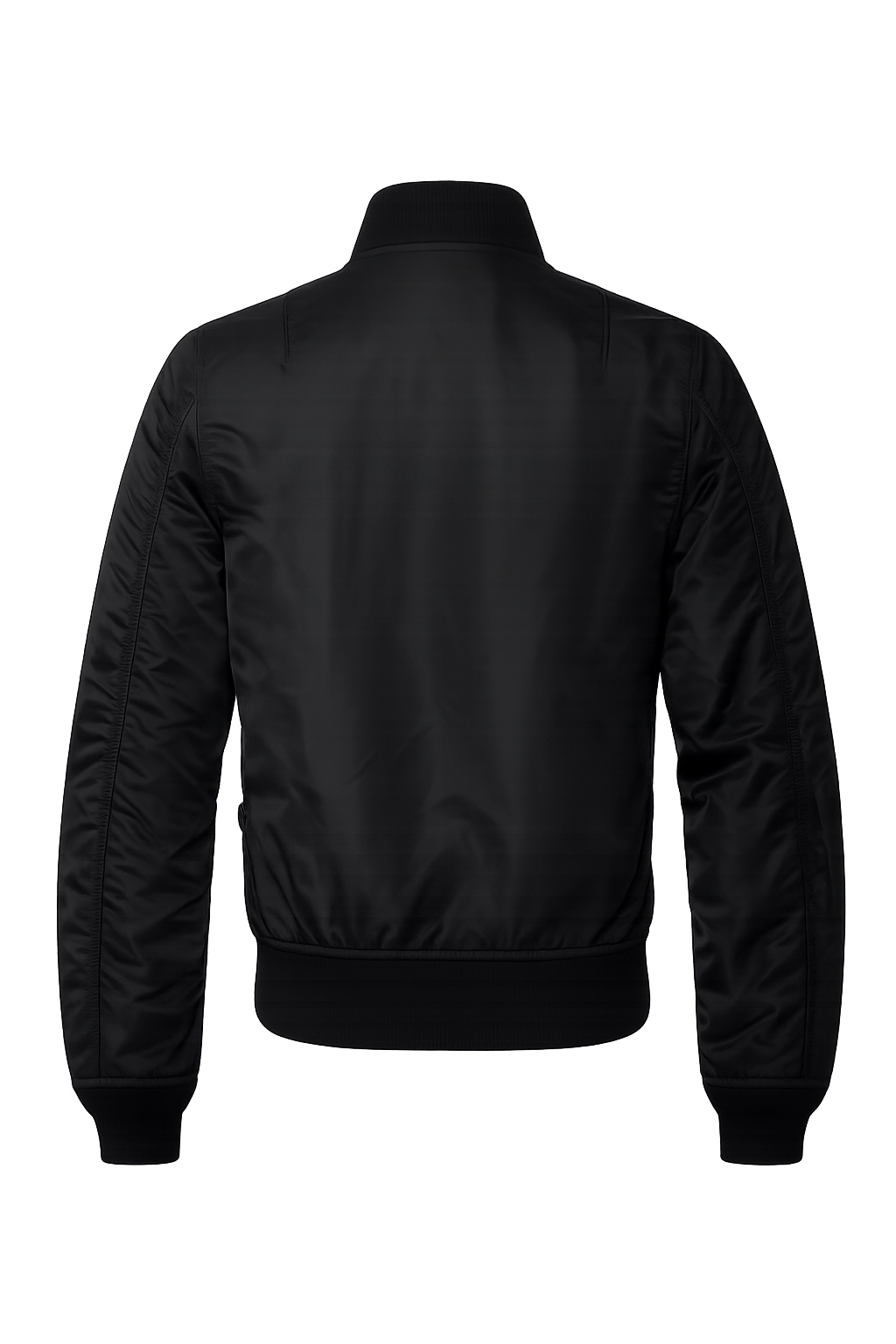 Black Nylon Bomber Jacket (XS)