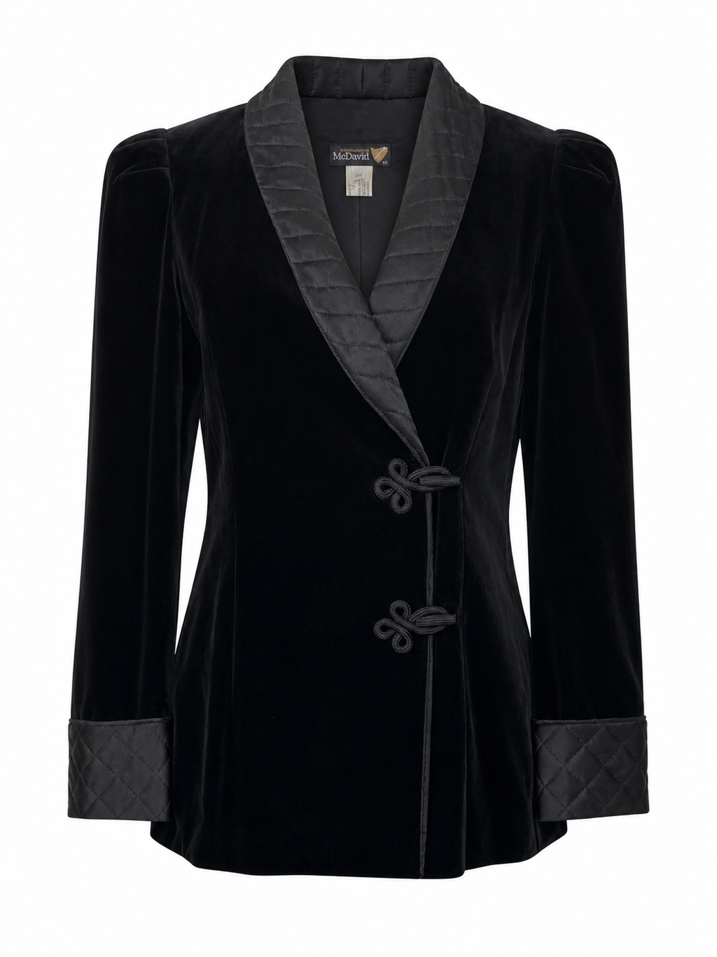 Vintage Velvet Smoking Jacket (XS/S)