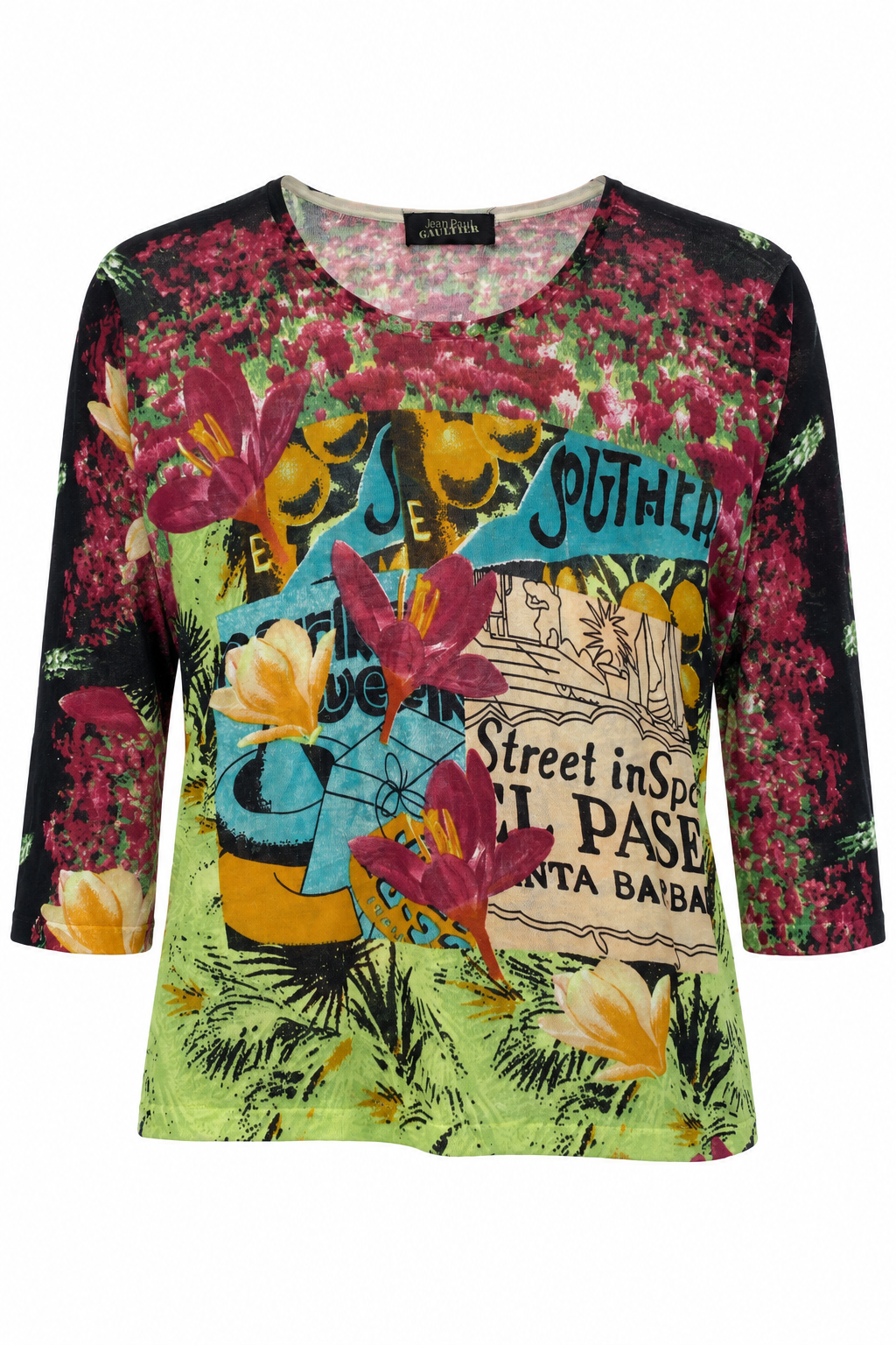 Jean Paul Gaultier Vintage Botanical Print Top (XS-M)