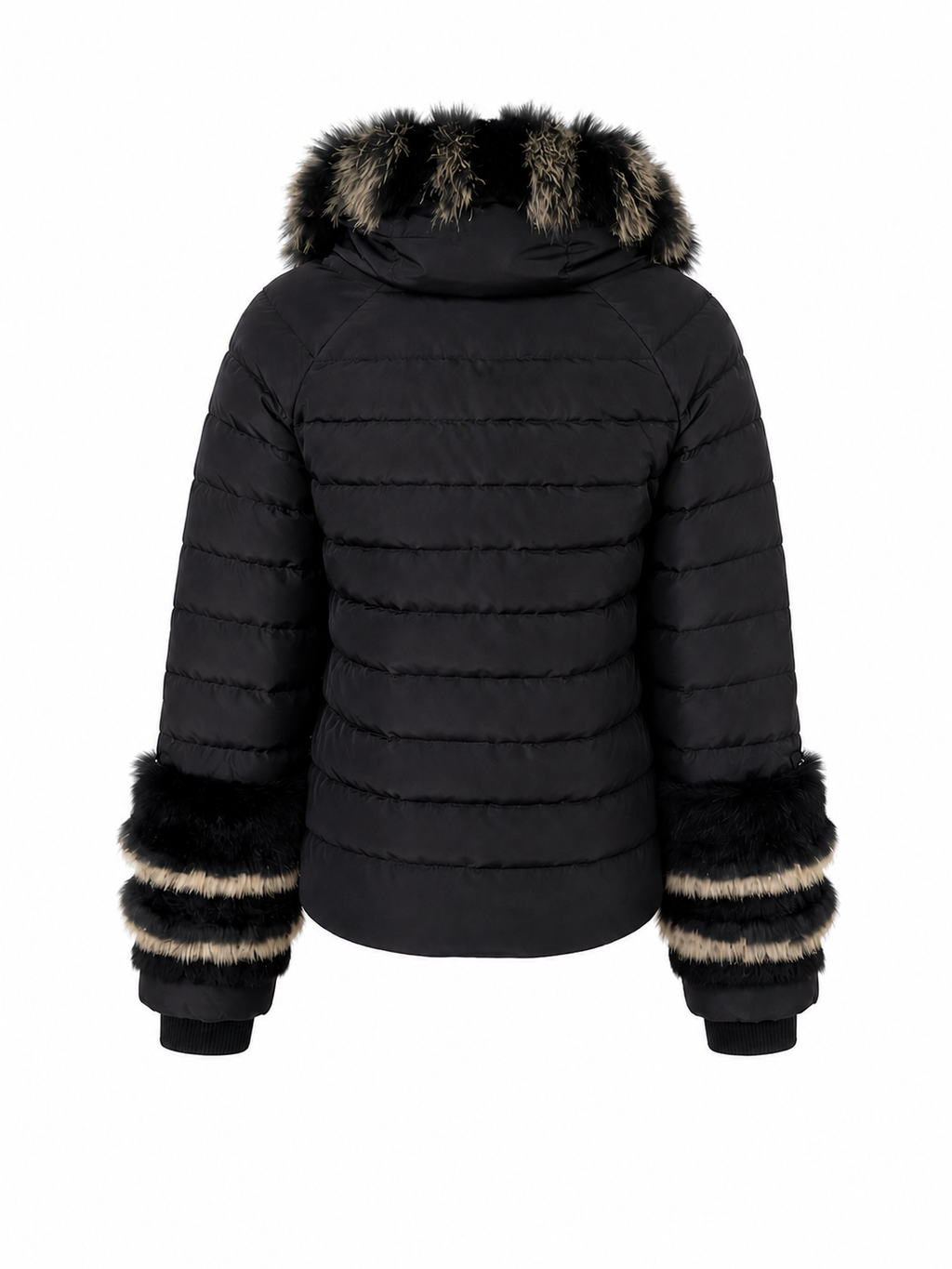 Galliano Puffer w Fox Fur Trim (S)