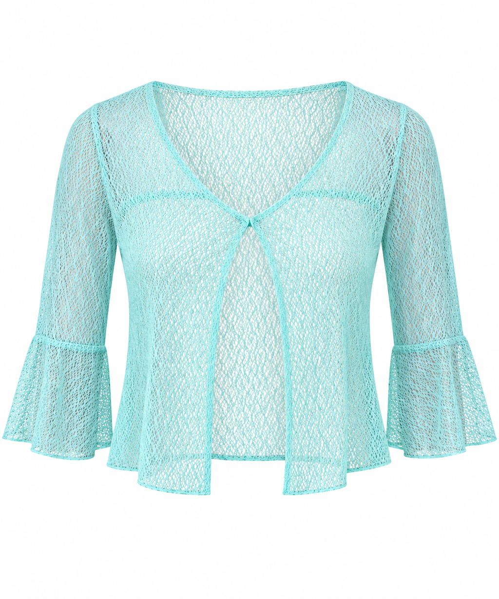 Todd Oldham Vintage 90s Baby Blue Lace 3-Piece Set (XS)