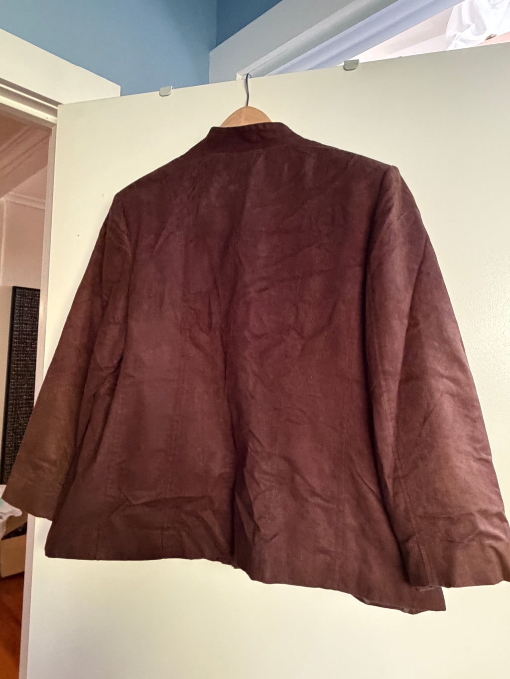 Faux Suede Buckle Jacket (18/20)