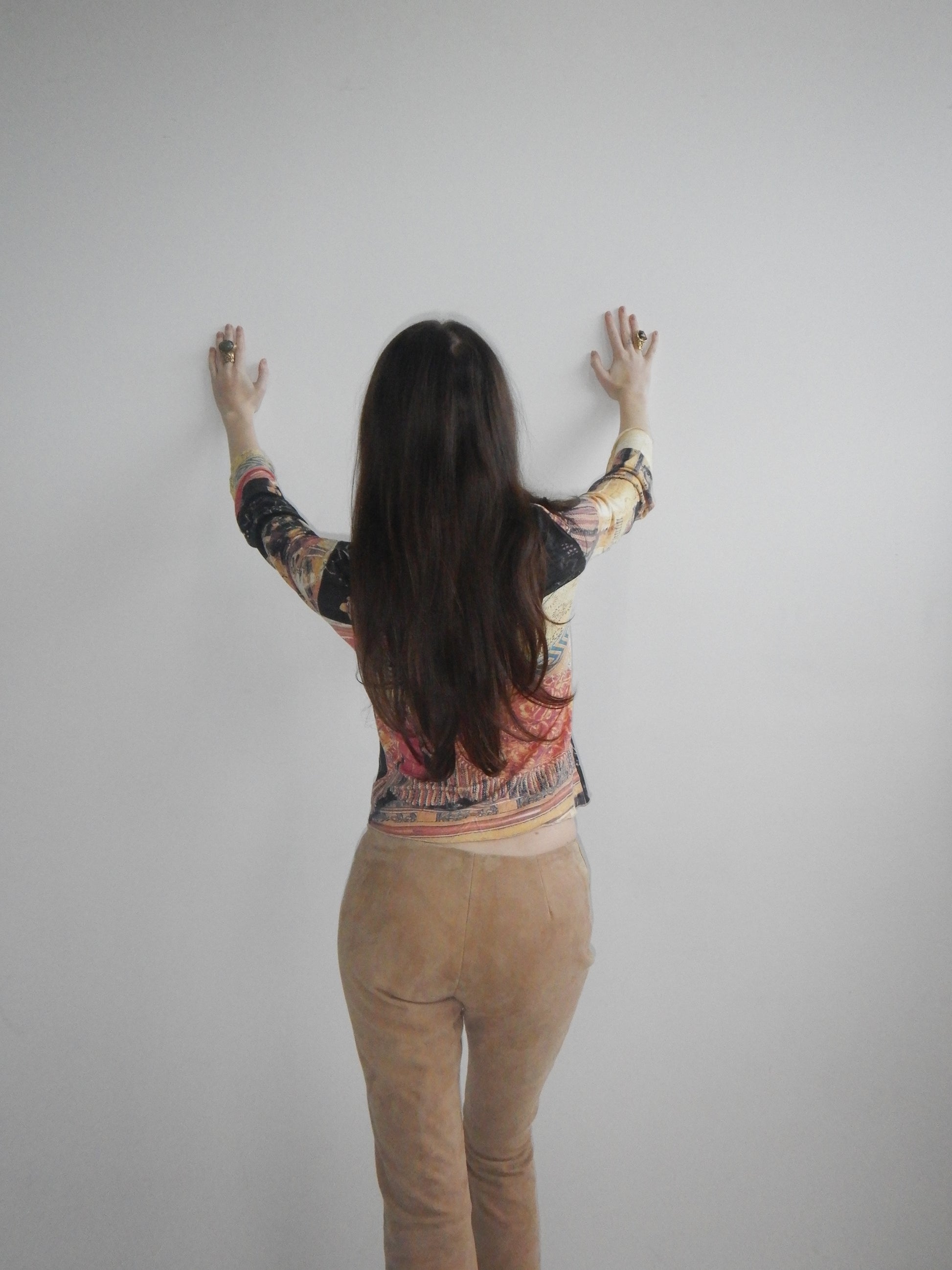 Polo Jeans Vintage Beige Suede Flare Pants (Petite XS)