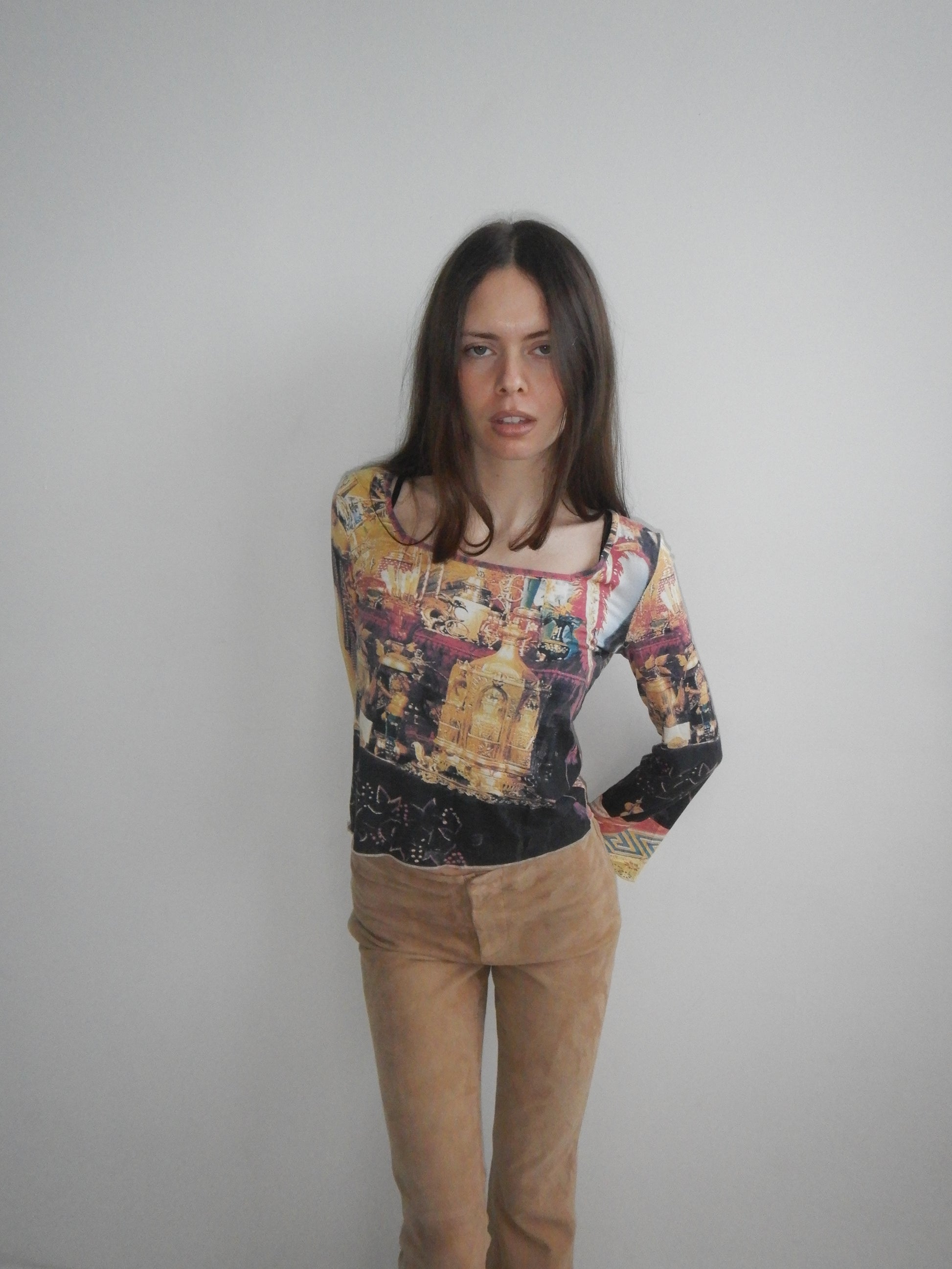 JPG Vintage Iconic Multicolour Print Shirt (XS-S)