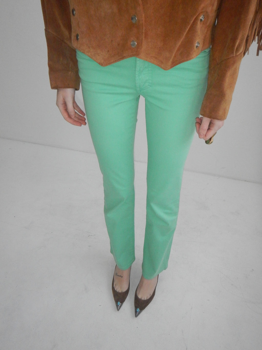 Versace Vintage Cotton Pants (XS Petite)