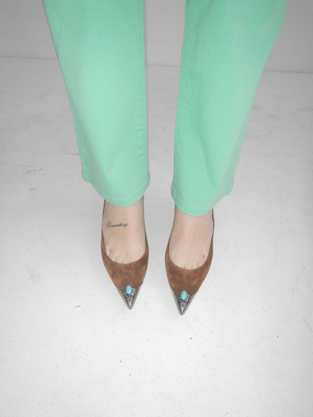 Versace Vintage Cotton Pants (XS Petite)