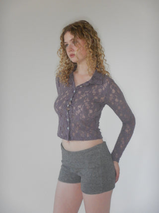 Amethyst Lace Shirt