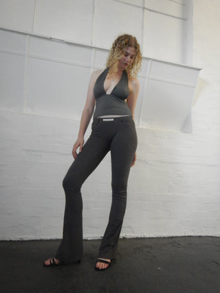 Sublime Bamboo Flares — Charcoal Rib