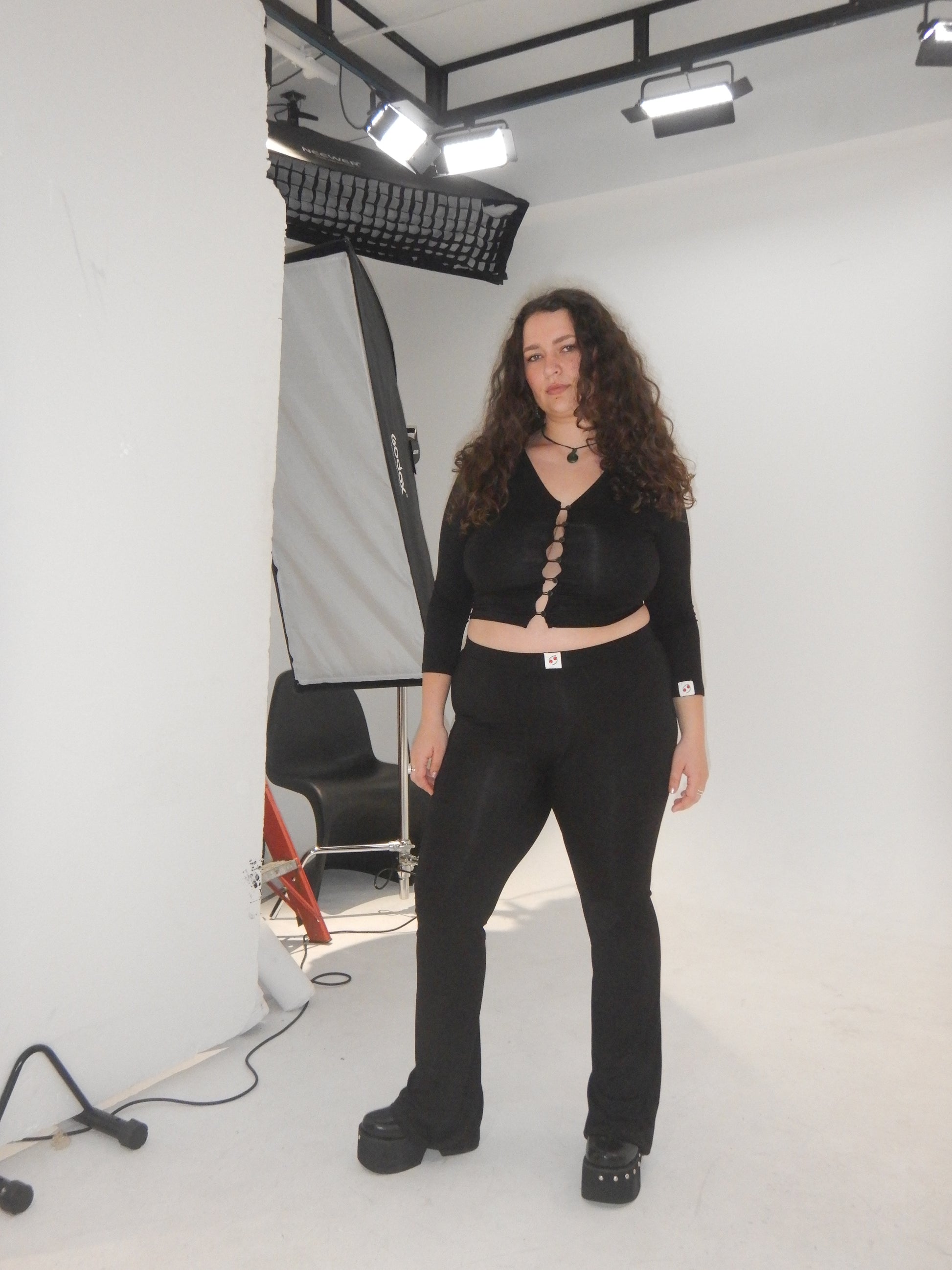 Sublime Bamboo Flares — Black