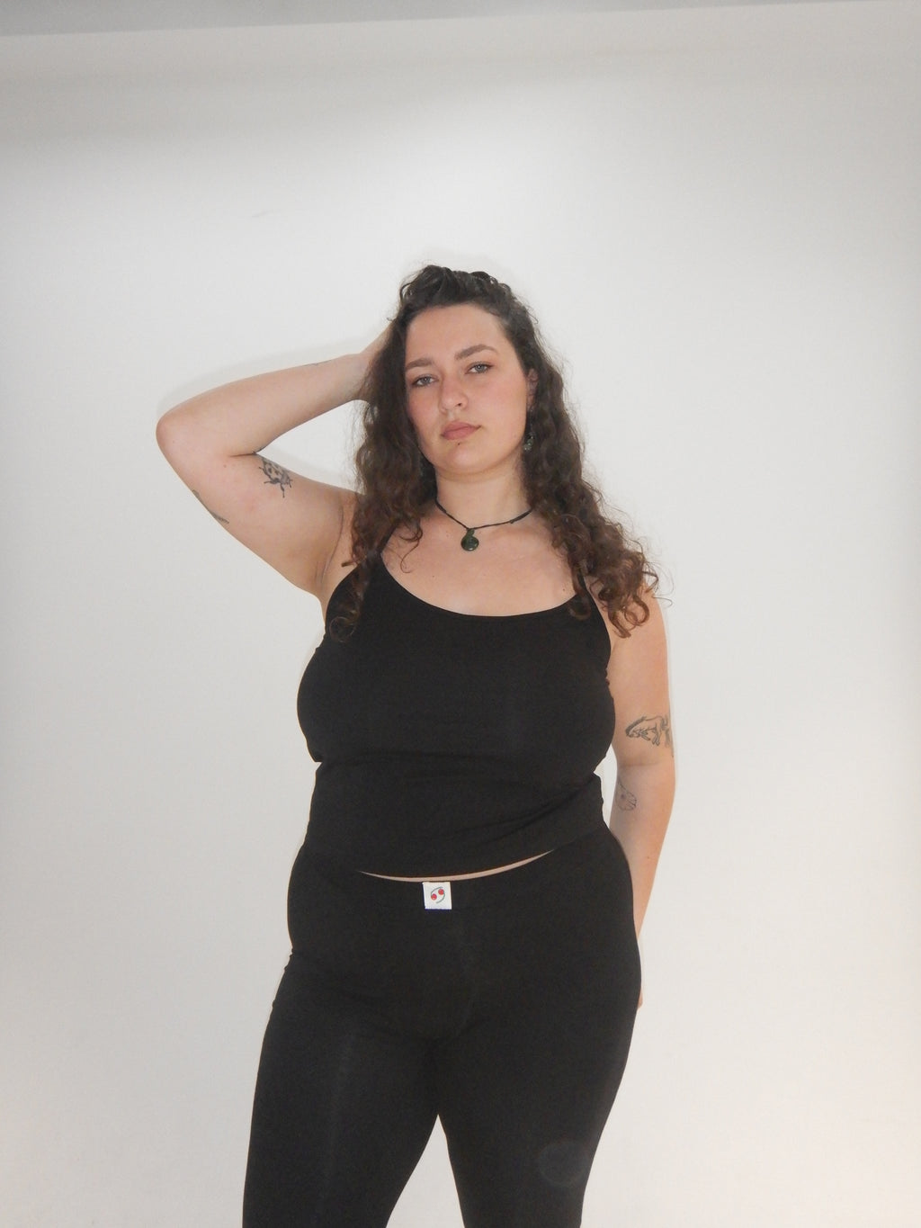 O'Ring Tank Top — Black