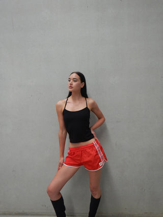 Retro Sporty Shorts  — Red/Pink