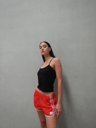 Retro Sporty Shorts  — Red/Pink