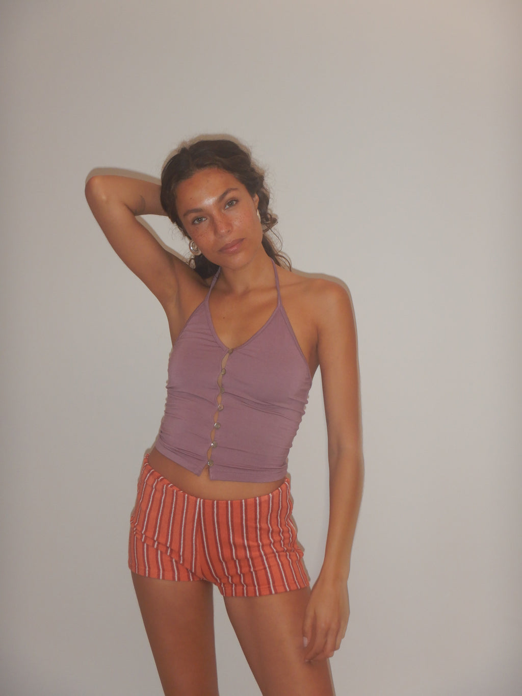 Bliss Halter Top — Mauve