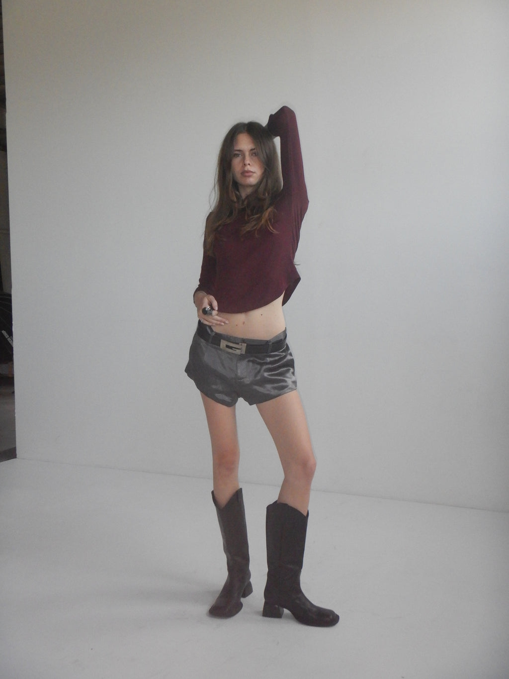Off Duty Top — Oxblood
