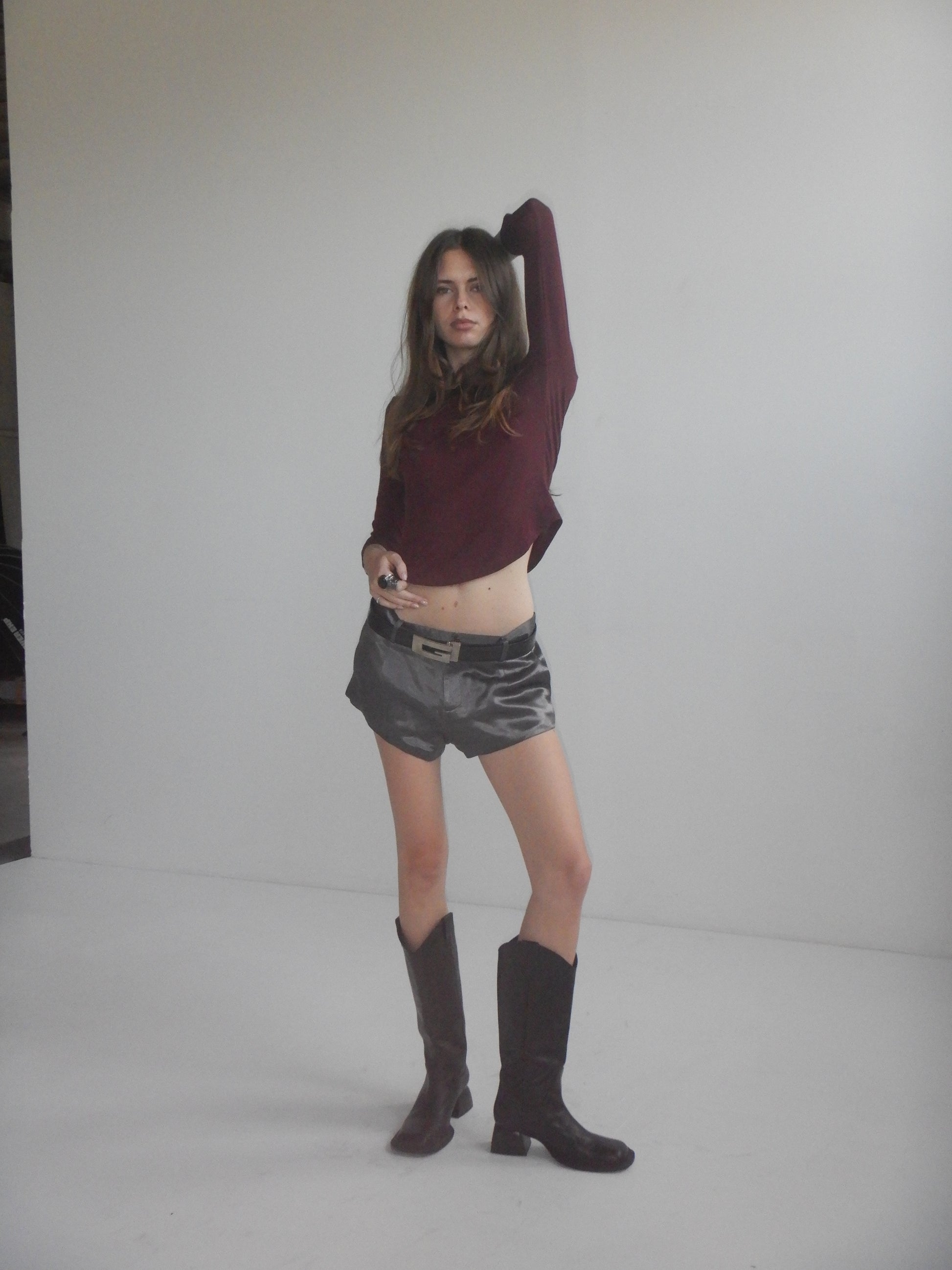 Off Duty Top — Oxblood