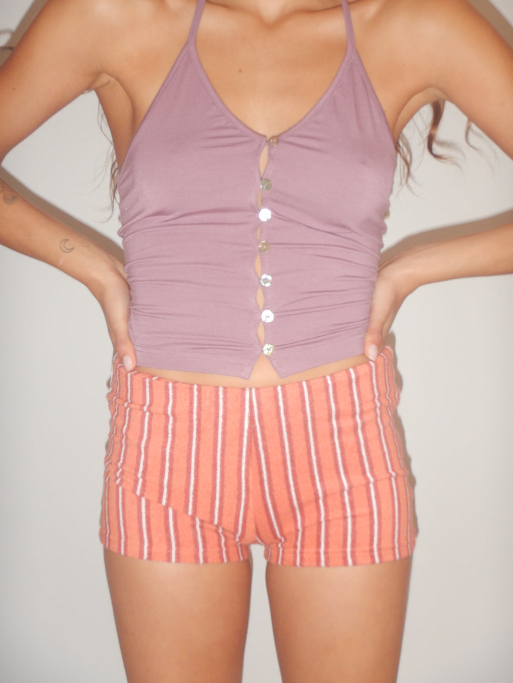 Bliss Halter Top — Mauve