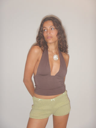 Stellar Halter Top — Umber