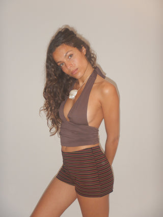 Stellar Halter Top — Umber