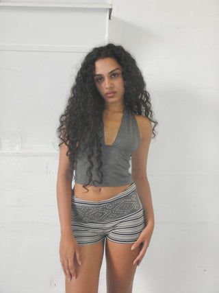 Stellar Halter Top — Grey