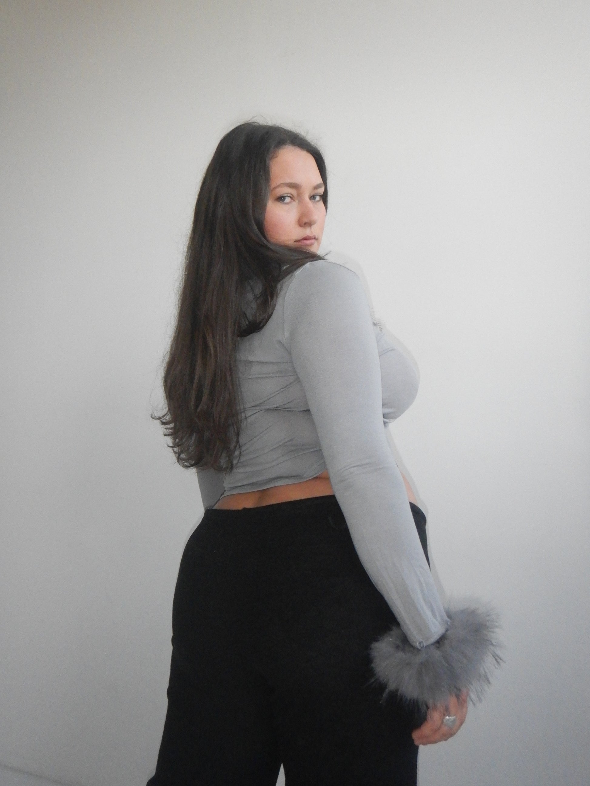 Off Duty Top — Faux Fur
