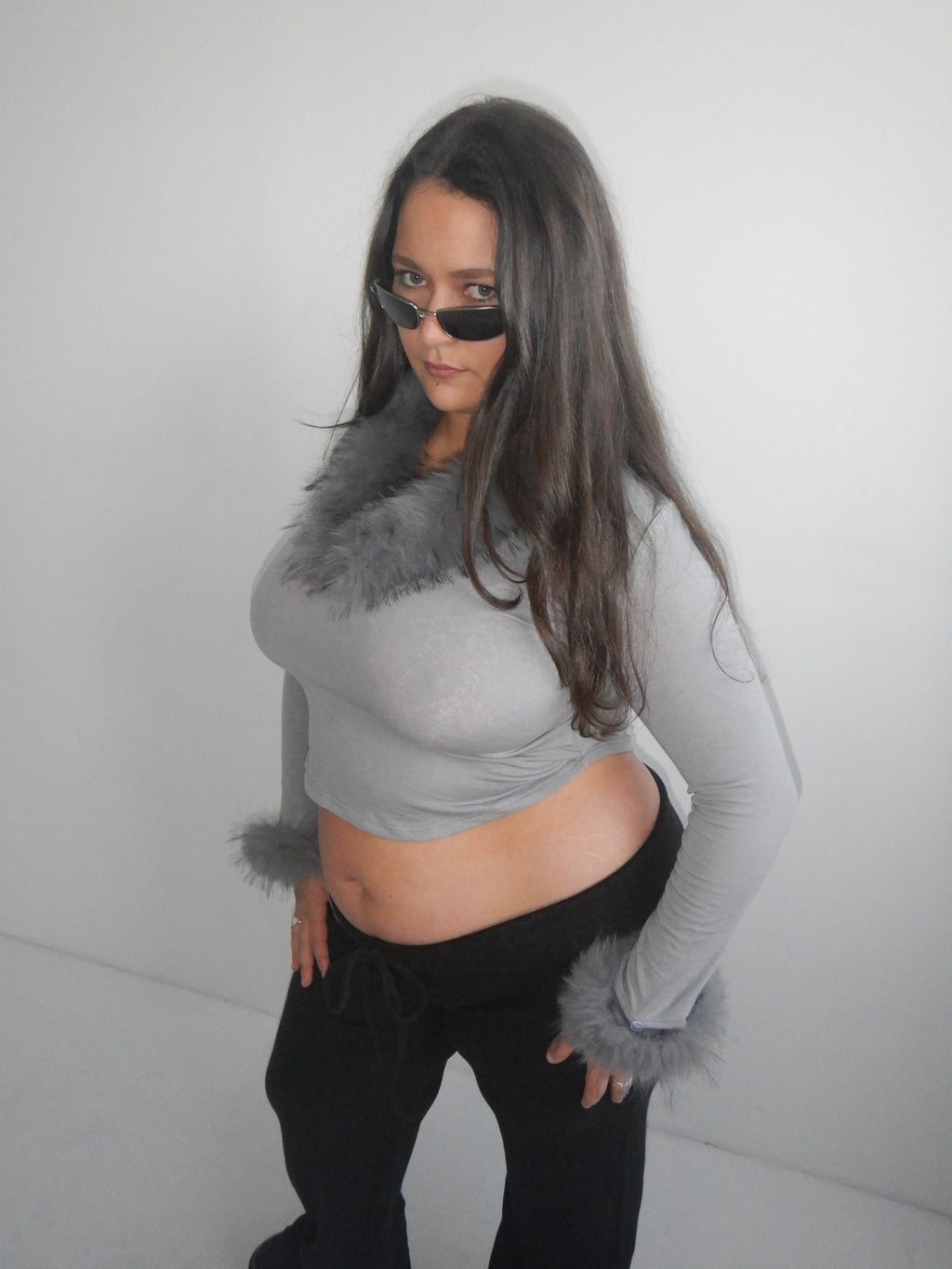 Off Duty Top — Faux Fur