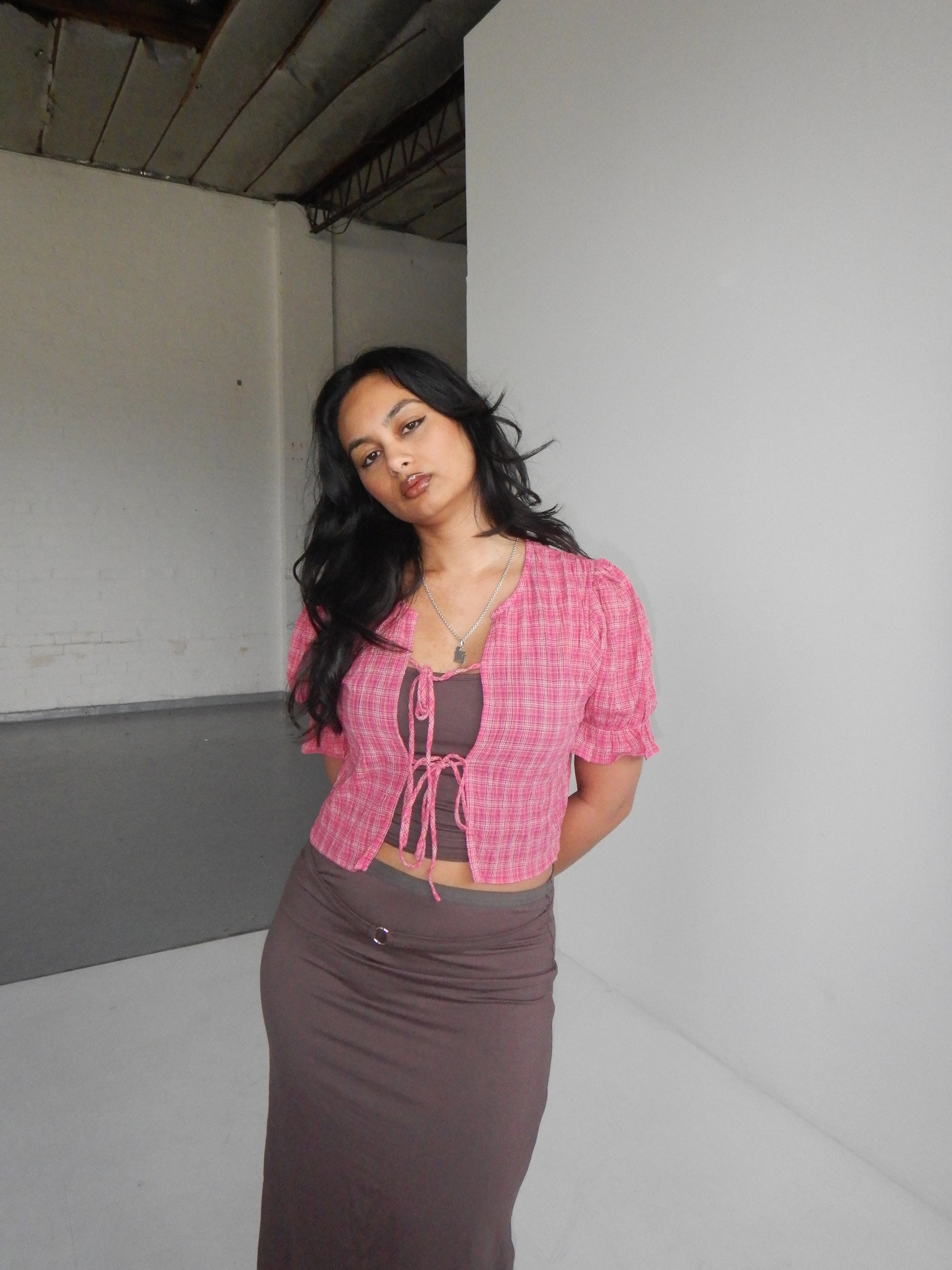 Kismet Plaid Top