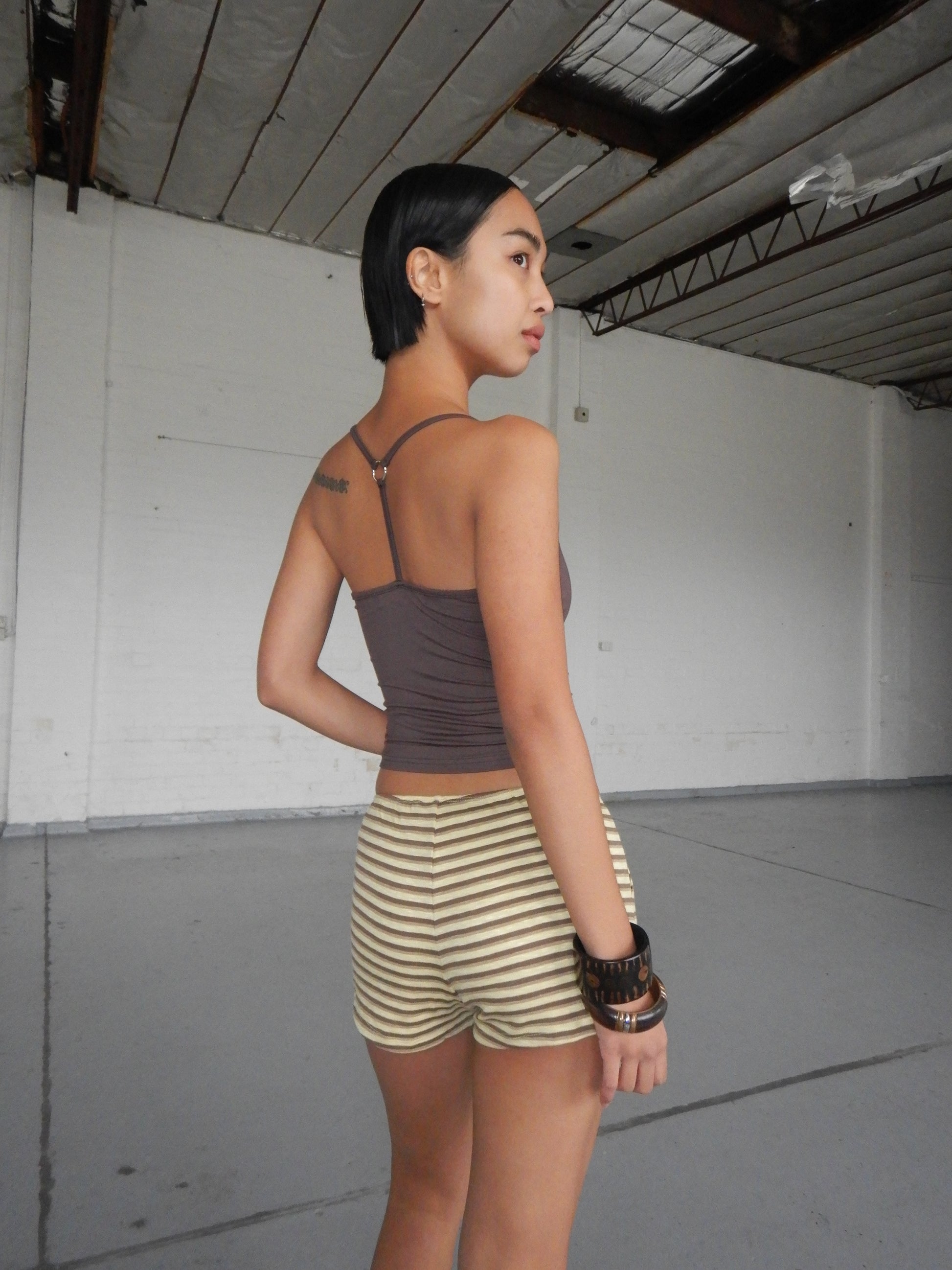 Aquila O'Ring Tank Top — Umber