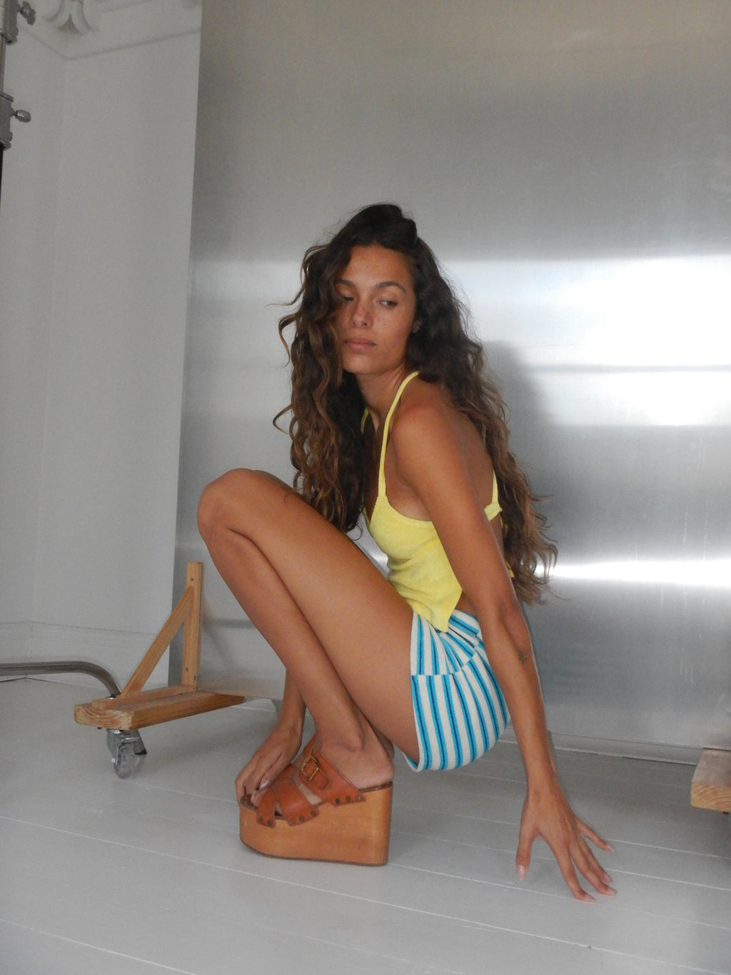 Tiny Shorts  — 70s Blue