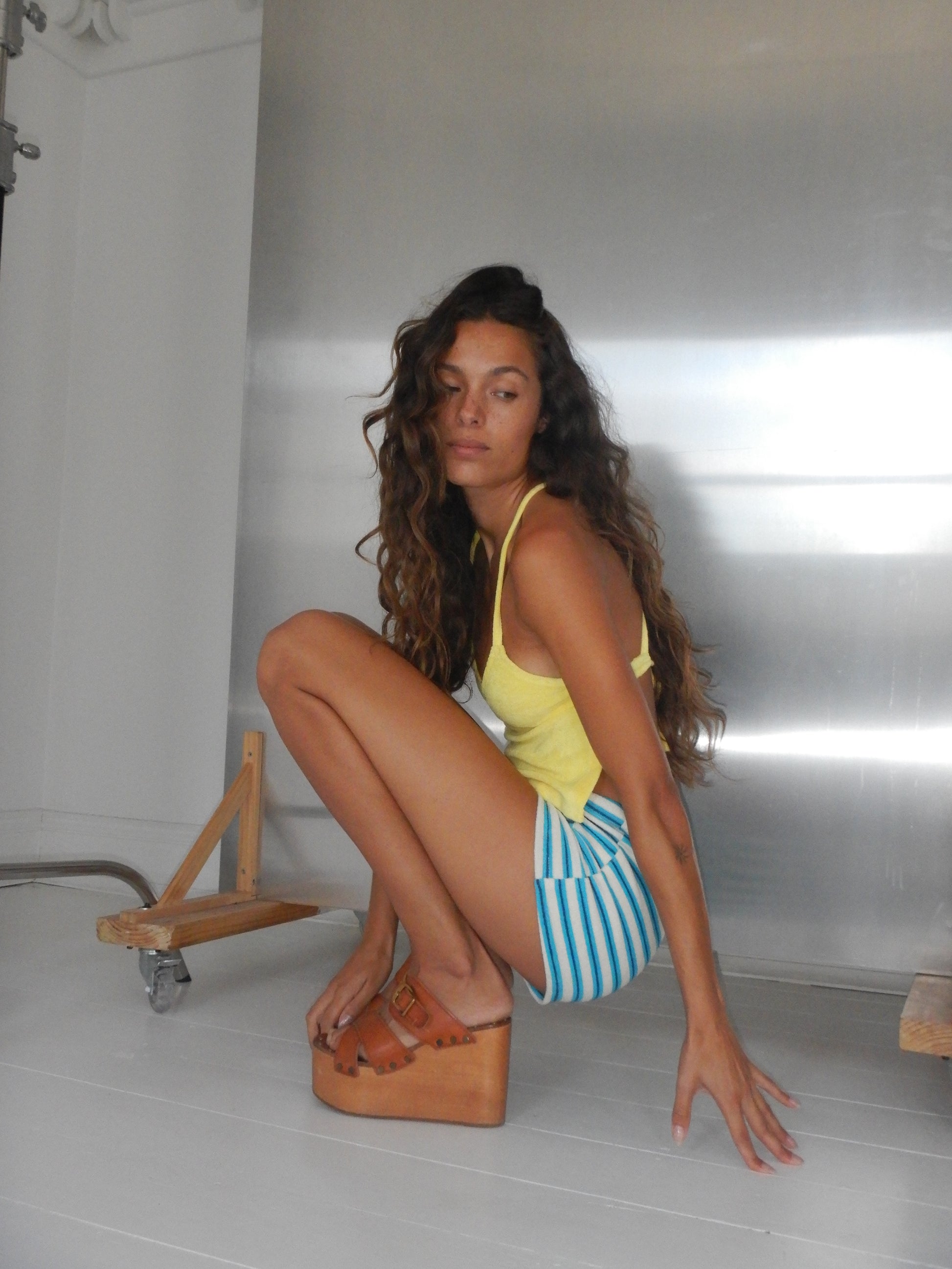 Tiny Shorts  — 70s Blue