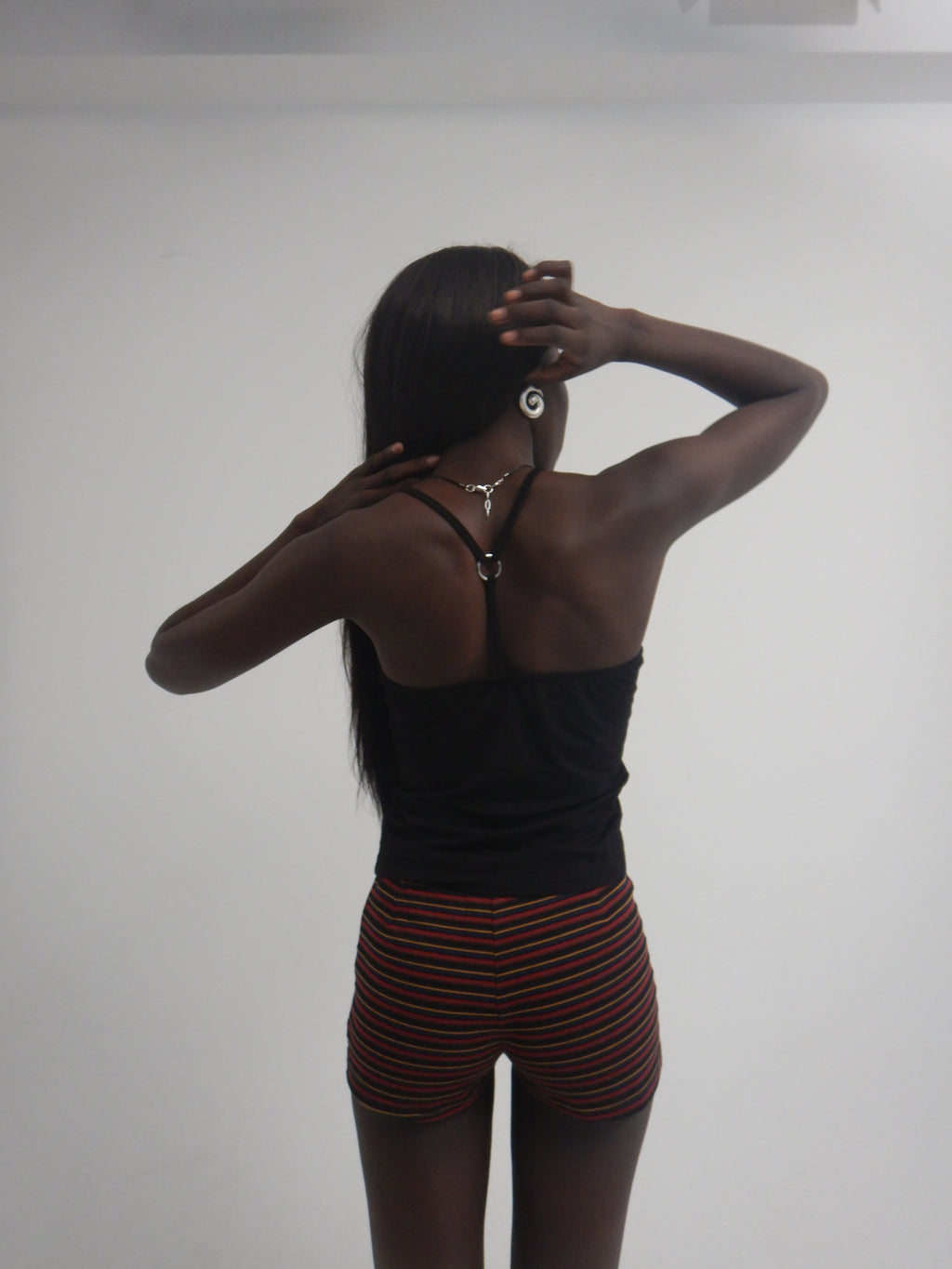O'Ring Tank Top — Black