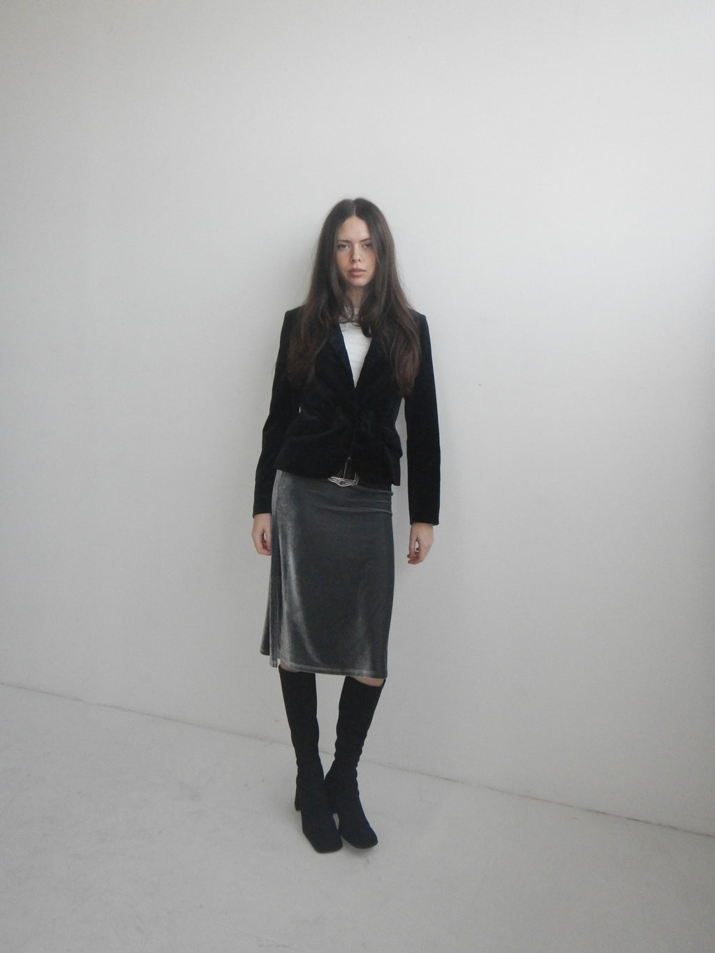Velvet Frog Closure Blazer (XS)