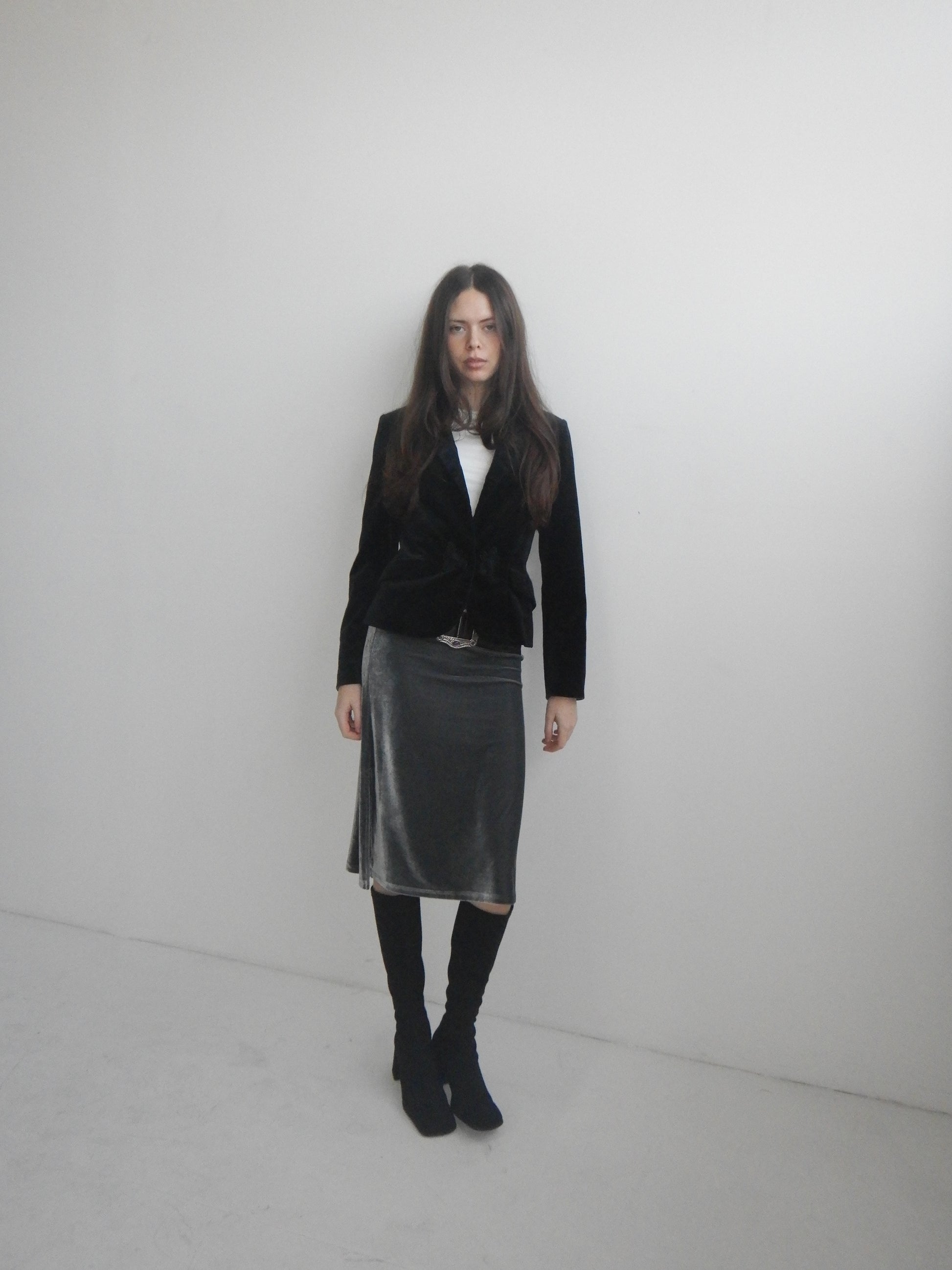 Velvet Frog Closure Blazer (XS)