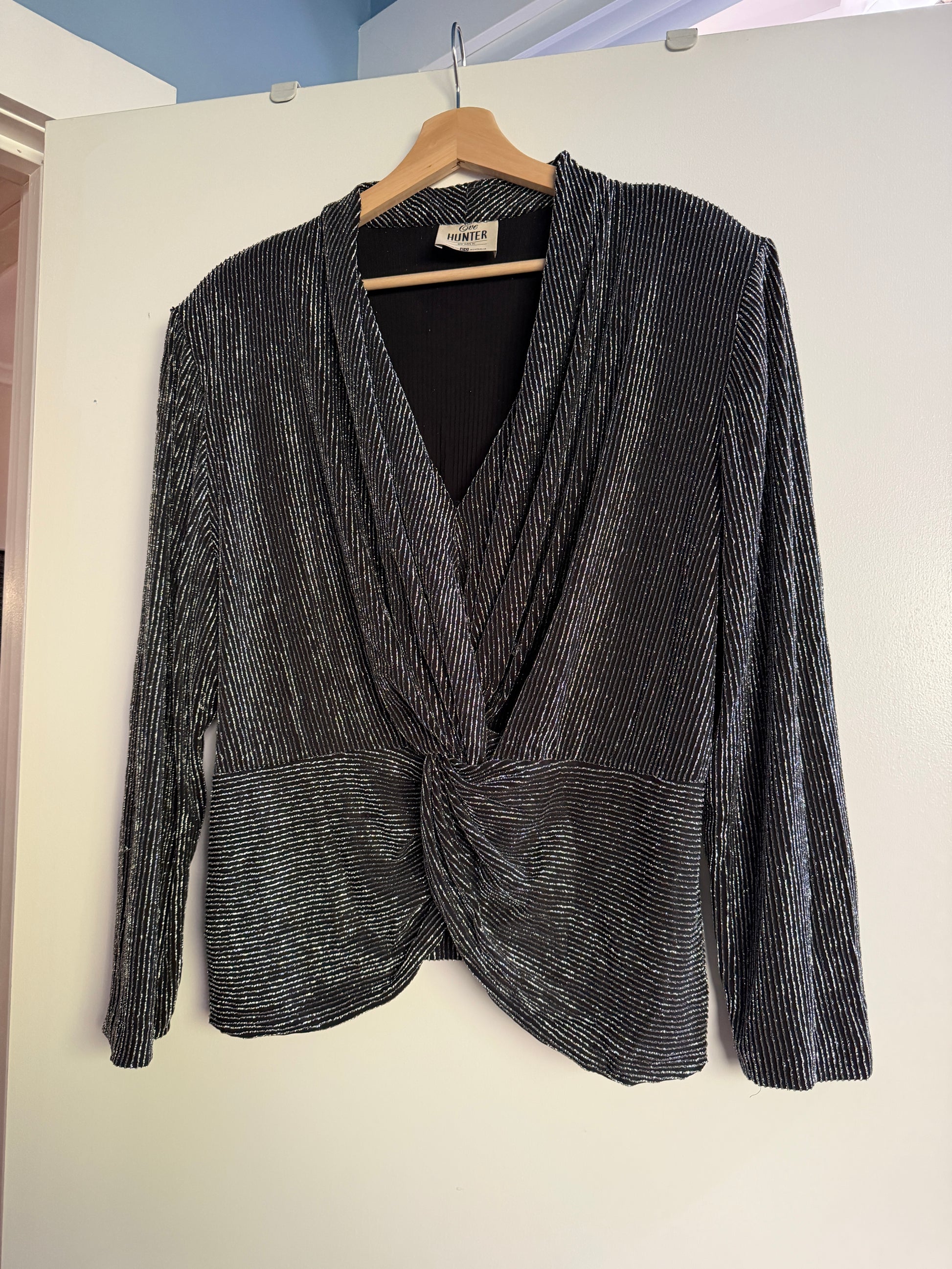 80s Metallic Blouse (16-18)