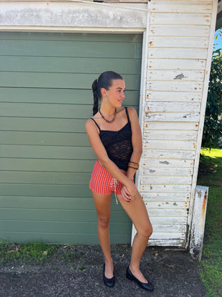 Tiny Shorts  — Terra (Lace up)