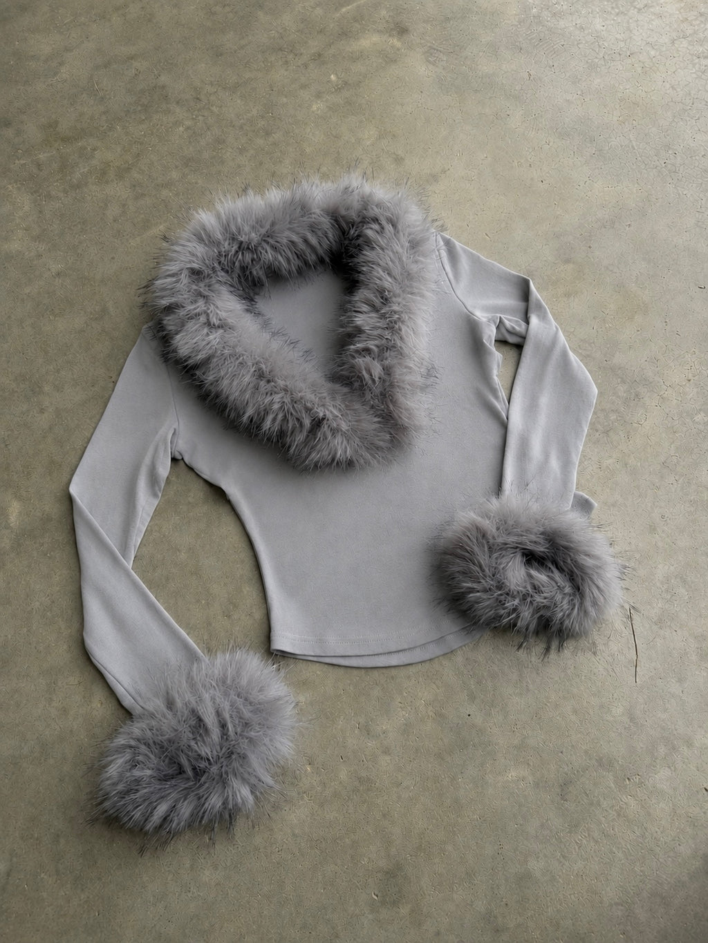 Off Duty Top — Faux Fur