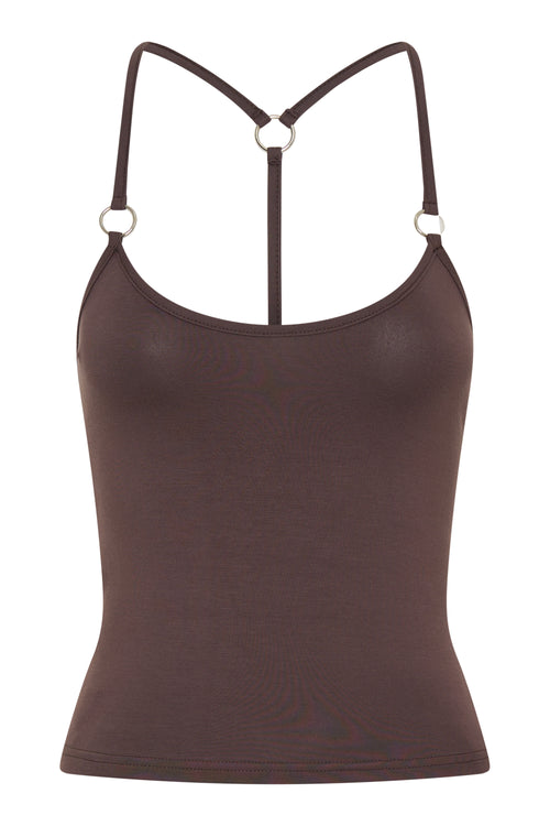 Aquila O'Ring Tank Top — Umber