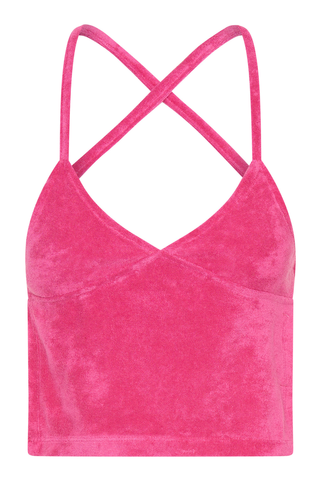 Peggy Backless Top — Pink