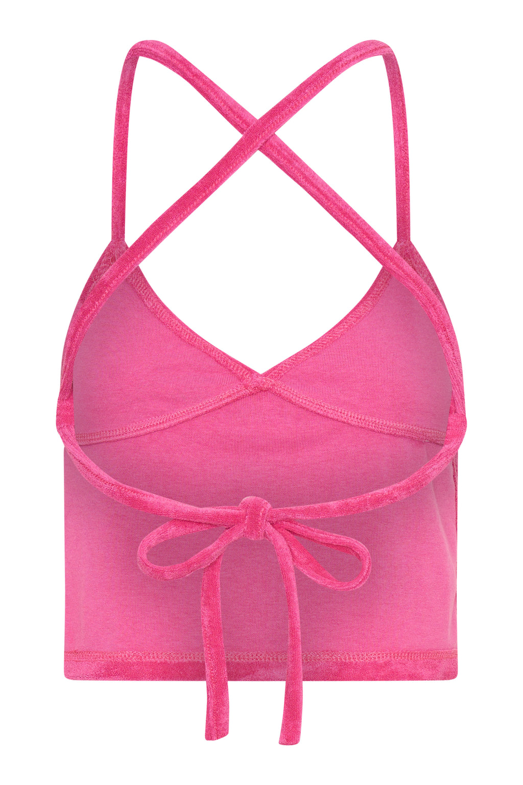 Peggy Backless Top — Pink