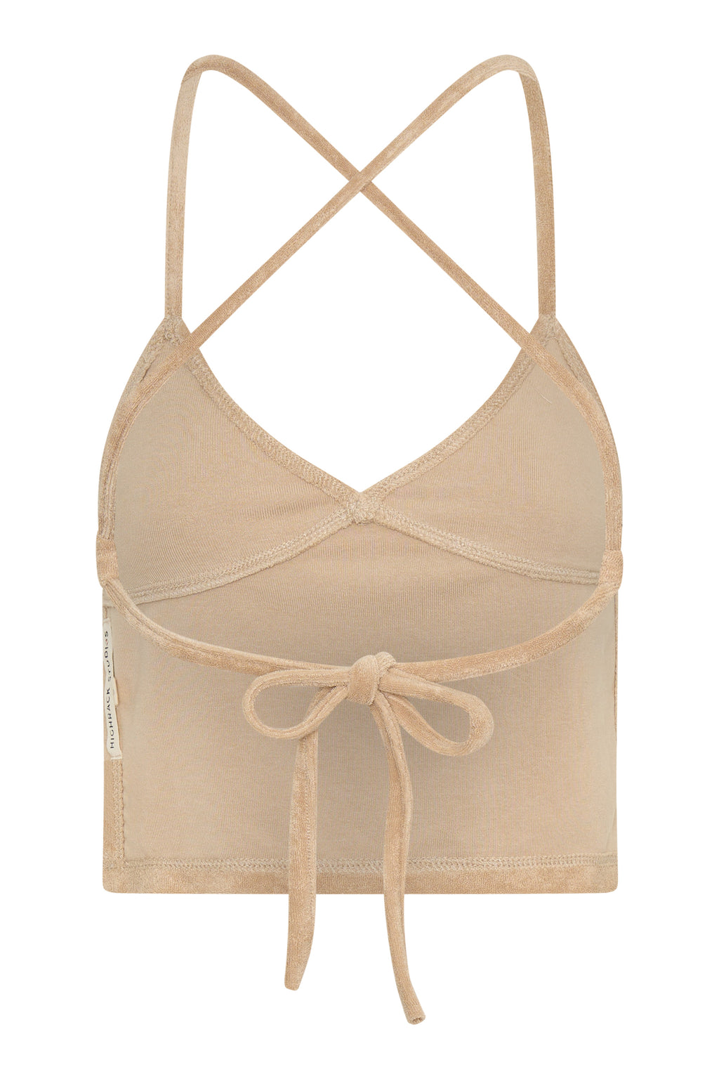 Peggy Backless Top — Ecru