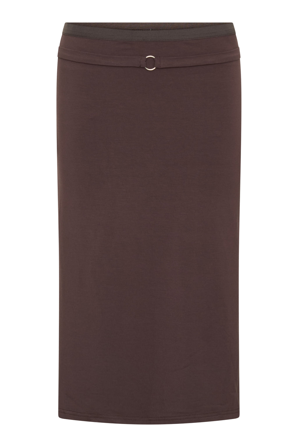 Aquila O'Ring Midi Skirt — Umber