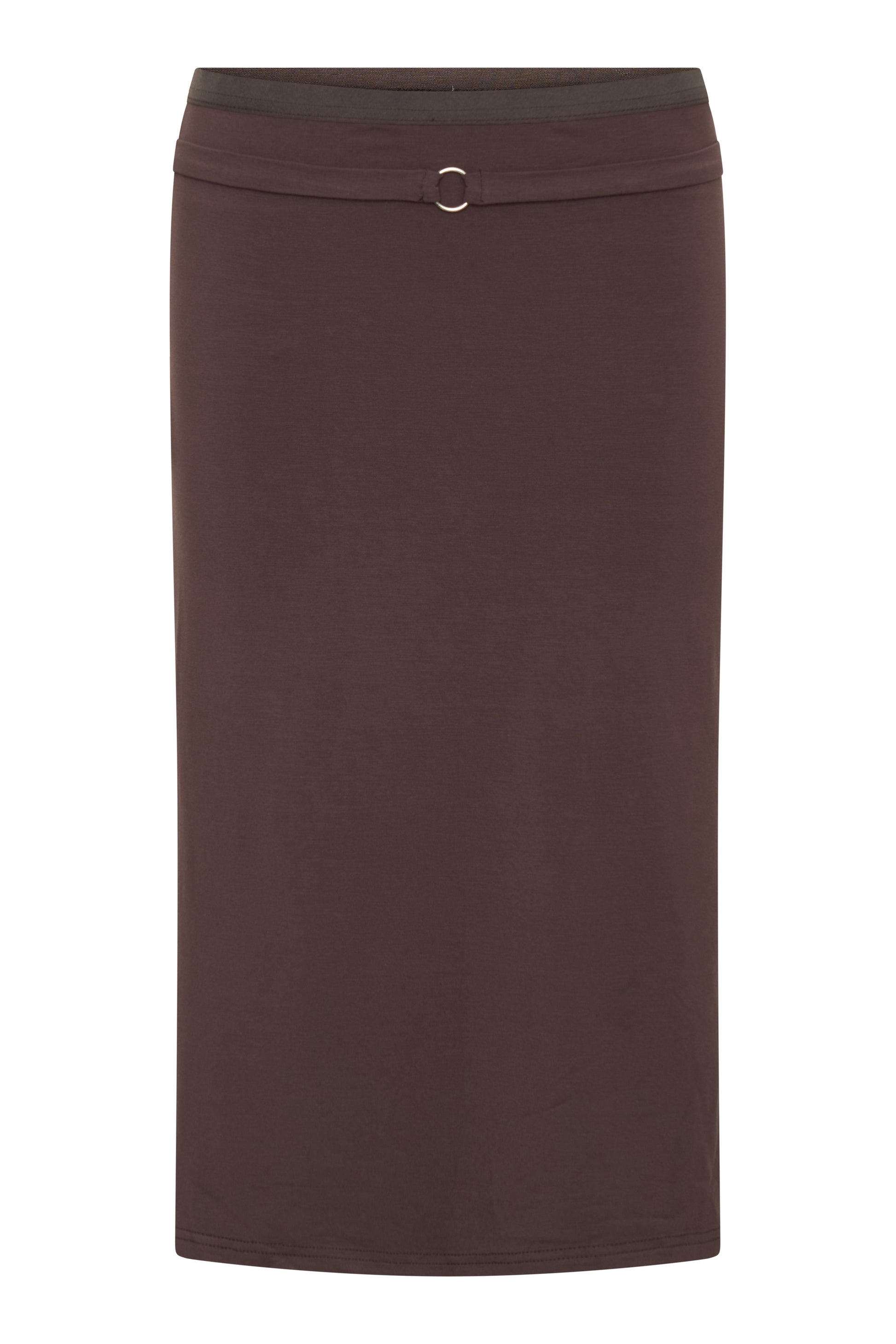 Aquila O'Ring Midi Skirt — Umber