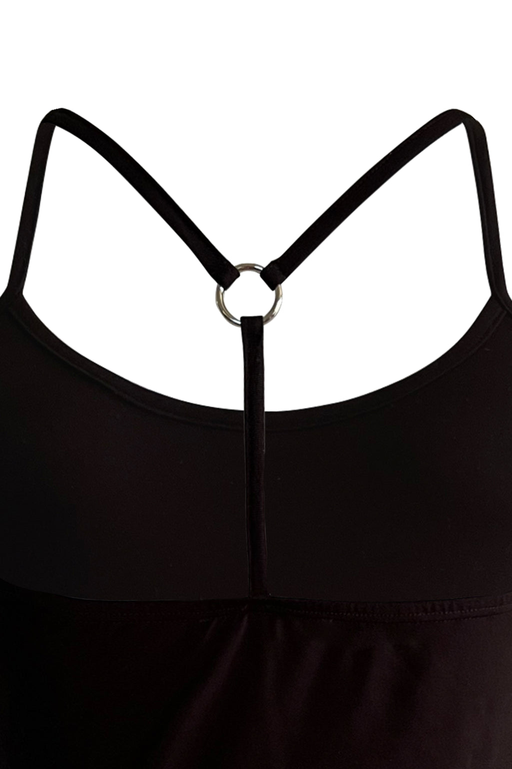 O'Ring Tank Top — Black