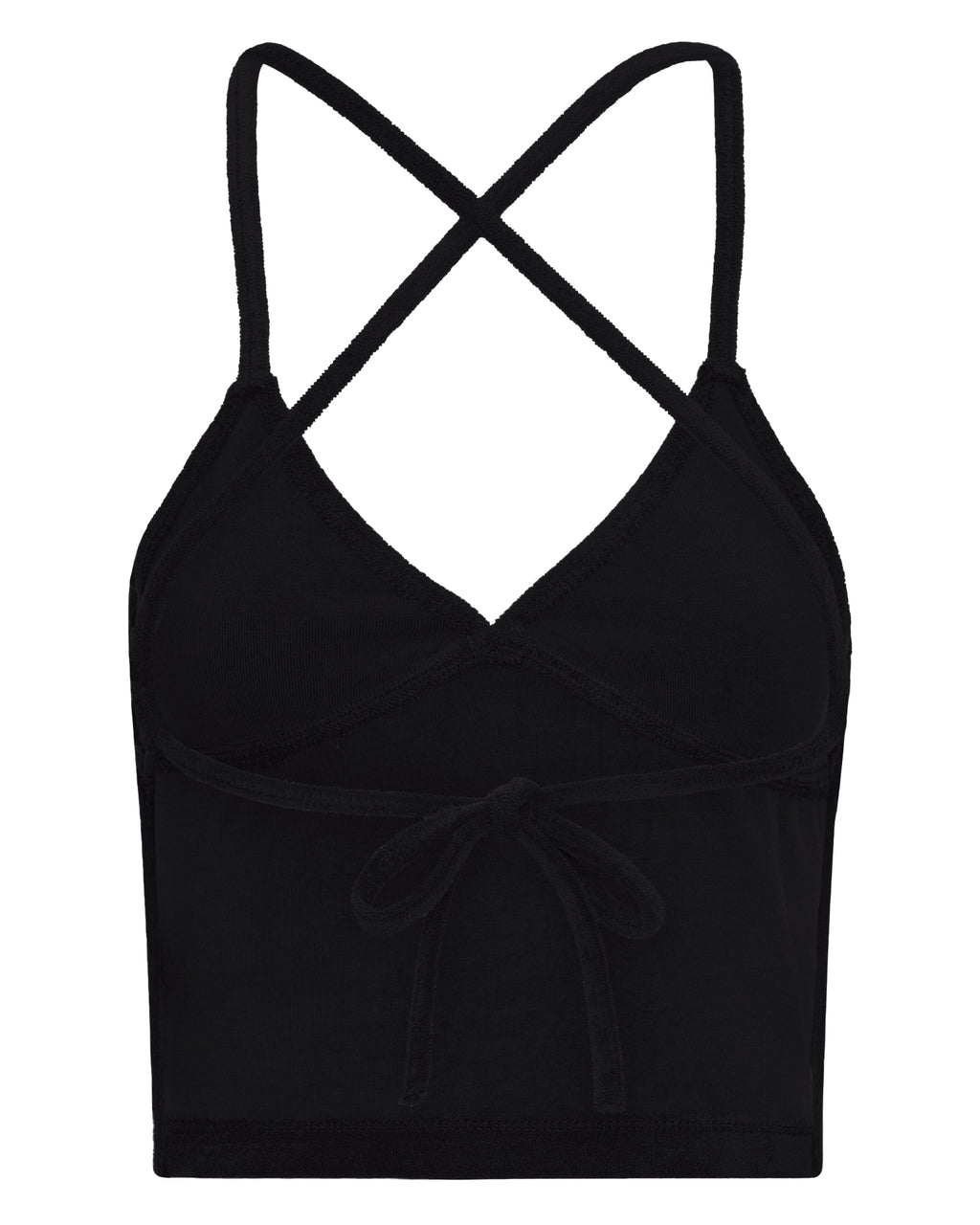 Peggy Backless Top — Midnight